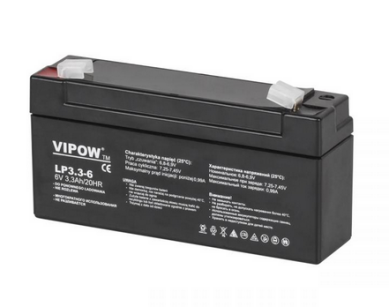 VIPOW BAT0205 Akumulator żelowy  6V 3.3Ah