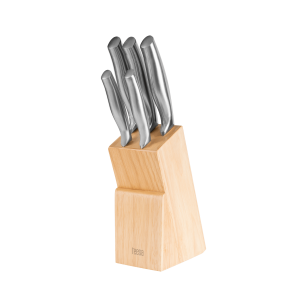 TEESA Zestaw noży kuchennych w bloku