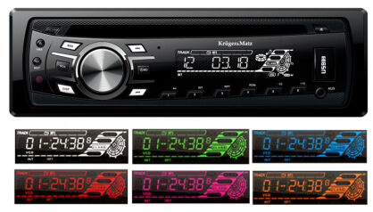 Kruger&Matz KM0104 Radioodtwarzacz CD/MP3  I  4 X 40W  I   USB  I   SD   I   PILOT  