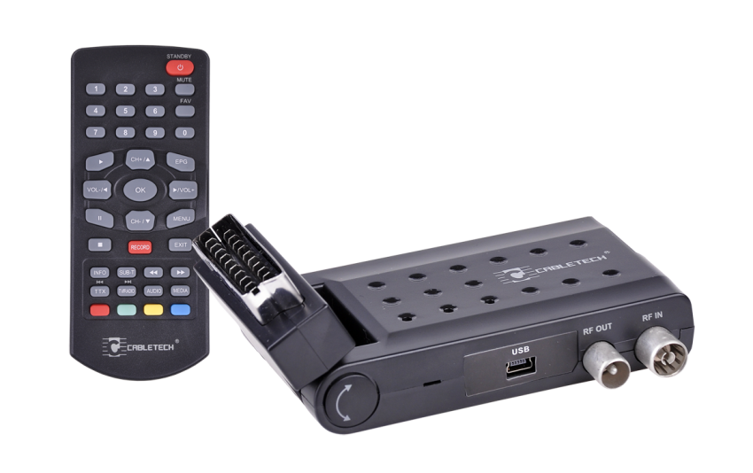 Cabletech URZ0084 Tuner cyfrowy DVB-T MPEG-4 SD  I  2 LATA GWARANCJI 