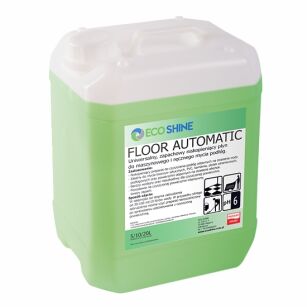 ECO SHINE FLOOR AUTOMATIC  Uniwersalny, niskopieniący, mocno pachnący płyn do bieżącego maszynowego i ręcznego mycia wszystkich rodzajów podłóg 5L