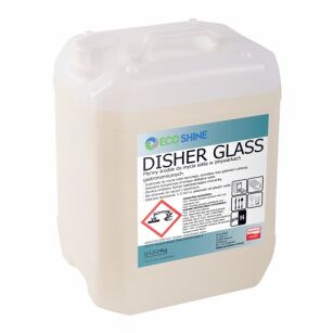 ECO SHINE DISHER GLASS  6KG Skoncentrowany płyn do maszynowego mycia szkła barowego i galanterii szklanej we wszystkich typach zmywarek gastronomicznych