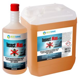 ECO SHINE INSECT MAX 5L Koncentrat preparatu do usuwania owadów i innych zabrudzeń organicznych z szyb, lamp i karoserii