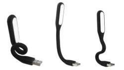 QUER KOM0880 elastyczna, podręczna lampka przeznaczona do urządzeń wyposażonych w port USB | 3 KOLORY