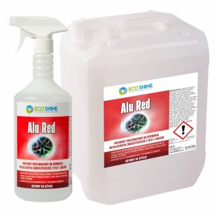 ECO SHINE ALU RED  10L Preparat z krwistoczerwonym efektem do usuwania metalicznych zanieczyszczeń z felg i lakieru.