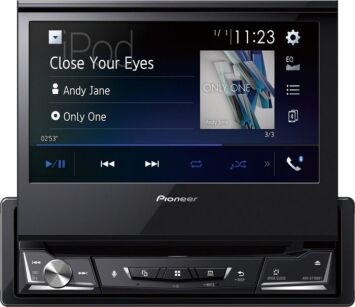 Pioneer AVH-A7100BT Odtwarzacz multimediów z 7-calowym rozkładanym ekranem dotykowym |  USB  |  bluetooth |  1 DIN