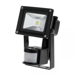 KEMOT (URZ3365) Reflektor LED 10 W z sensorem zmierzchu i ruchu 6400 K