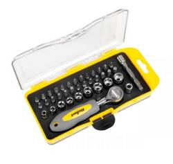 Rebel Tools RB-1104 Zestaw bitów i nasadek z grzechotką 38szt.