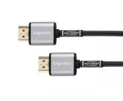 Kruger&Matz KM0329 Kabel HDMI - HDMI wtyk-wtyk (A-A) 1.8m 4K