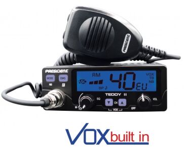 President TEDDY II ASC VOX Radio CB   |  5 lat GWARANCJI PL