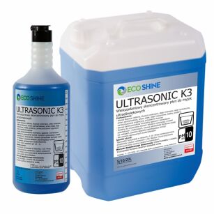 ECO SHINE ULTRASONIC K3 1L  Wielozadaniowy, skoncentrowany płyn do myjek ultradźwiękowych