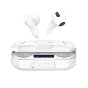 Kruger&Matz M6 Bezprzewodowe słuchawki douszne z power bankiem |  2 KOLORY