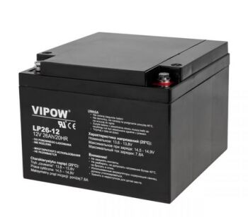 VIPOW BAT0270 Akumulator żelowy 12V 26Ah