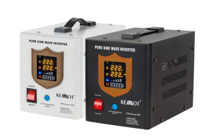 KEMOT PROsinus-500 ( URZ3405 ) Awaryjne źródło zasilania I Przetwornica 800VA/500W  | 2 KOLORY 