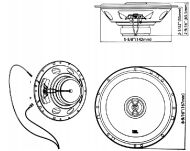 JBL Stage1 61F 2-drożne głośniki | 16,5cm  | 200W | 40 W RMS - 2