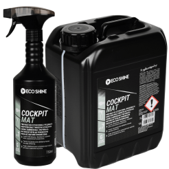 ECO SHINE COCKPIT MAT 5L Preparat do czyszczenia i pielęgnacji deski rozdzielczej, plastików i elementów gumowych wewnątrz pojazdu