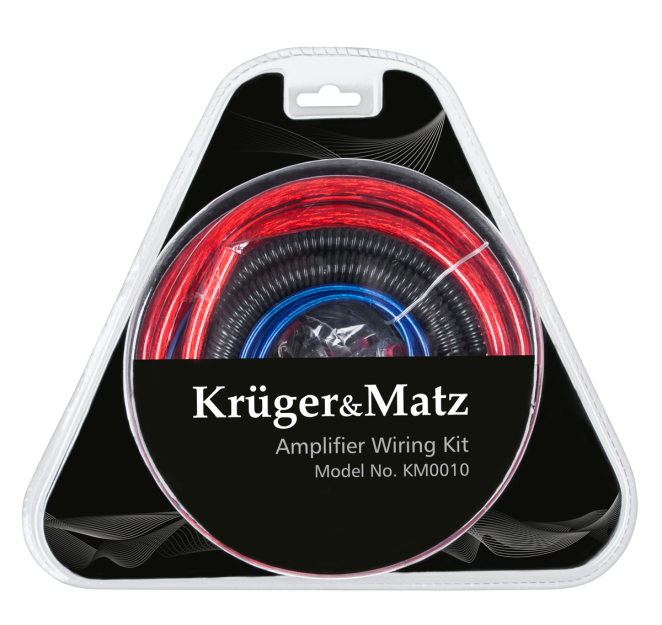KRUGER&MATZ KM 0010  Zestaw montażowy CAR AUDIO ( WZMACNIACZ )