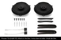Pioneer TS-Q160F-FD Perfect Fit 16,5cm (dwudrożny) głośnik współosiowy 350 W | Ford | Fiat | Jaguar | Land Rover |Mazda - 3