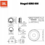 JBL STAGE2 65M GŁOŚNIKI SYSTEMOWE DWUDROŻNE  ( TWEETERY + WOOFERY + MASKOWNICE ) - 3