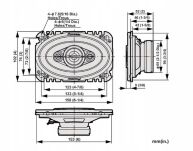 Pioneer TS-A4671F 4-DROŻNE 4x6'' MAX MOC 210W GŁOŚNIKI SAMOCHODOWE - 4