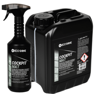 ECO SHINE COCKPIT MAT 0,75L Preparat do czyszczenia i pielęgnacji deski rozdzielczej, plastików i elementów gumowych wewnątrz pojazdu
